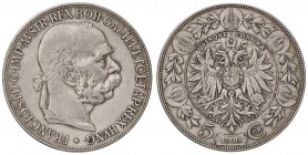 ESTERE - AUSTRIA - Francesco Giuseppe (1848-1916) - 5 Corone 1907 Kr. 2807 AG Sulla moneta millesimo 1900

Sulla moneta millesimo 1900 -

BB