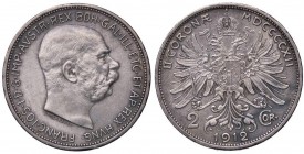 ESTERE - AUSTRIA - Francesco Giuseppe (1848-1916) - 2 Corone 1912 Kr. 2821 AG

qFDC