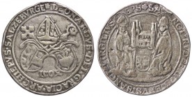 ESTERE - AUSTRIA-SALISBURGO - Leonard von Keutschach (1495-1519) - Tallero 1504 (AG g. 23,45) Falso d'epoca, dorato e appiccagnolato

Falso d'epoca,...