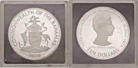ESTERE - BAHAMAS - Elisabetta II (1952) - 10 Dollari 1978 - Quinto Anniversario dell'Indipendenza AG In confezione

In confezione

FS