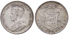 ESTERE - CIPRO - Giorgio V (1910-1936) - 9 Piastre 1919 Kr. 13 AG

BB/BB+