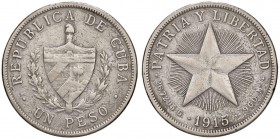 ESTERE - CUBA - Repubblica - Peso 1915 Kr. 15.1 AG Appiccagnolo rimosso

Appiccagnolo rimosso

MB