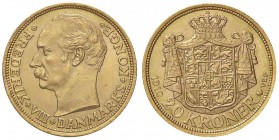 ESTERE - DANIMARCA - Federico VIII (1906-1912) - 20 Corone 1910 Kr. 810 (AU g. 8,98) Segnetti

Segnetti

SPL-FDC