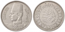 ESTERE - EGITTO - Farouk (1937-1952) - 10 Piastre 1356 (1937) Kr. 367 AG

SPL/SPL+
