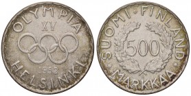 ESTERE - FINLANDIA - Repubblica - 500 Markaa 1952 Kr. 35 AG Olimpiadi

Olimpiadi - 

bello SPL