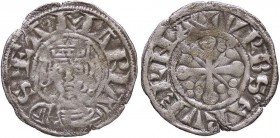 ESTERE - FRANCIA - CLERMONT - Anonime - Denaro XII secolo - SEA MARIA Busto della Vergine Maria di fronte /R +VRBS ARVERNA Croce arrotondata accantona...
