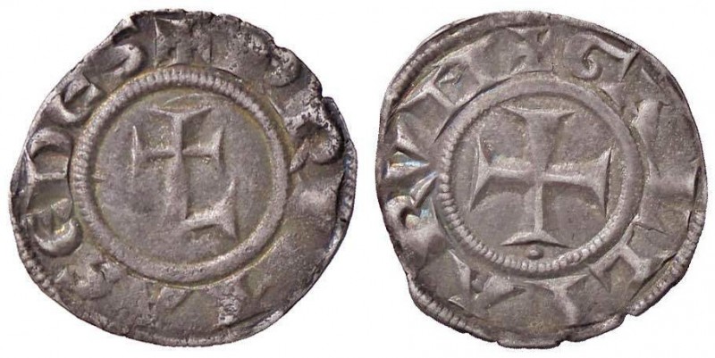ESTERE - FRANCIA - Anonime - Denaro (1200-1260) - + PRIMA SEDES L cruciforme /R ...