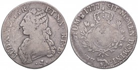 ESTERE - FRANCIA - Luigi XVI (1774-1792) - Scudo 1777 Kr. 564 AG

meglio di MB
