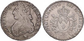 ESTERE - FRANCIA - Luigi XVI (1774-1792) - Scudo 1790 I Kr. 564.7 AG Striature di conio

Striature di conio

BB/BB+
