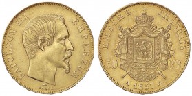ESTERE - FRANCIA - Napoleone III (1852-1870) - 50 Franchi 1857 A - Testa nuda Kr. 785.1 (AU g. 16,11)

BB+