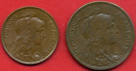 ESTERE - FRANCIA - Terza Repubblica (1870-1940) - 10 Centimes 1917 CU Assieme a 5 centimme 1916 - Lotto di 2 monete

Assieme a 5 centimme 1916 - Lot...