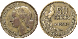 ESTERE - FRANCIA - Quarta Repubblica (1947-1958) - 50 Franchi 1954 Gad. 880 R BR

BB/BB+