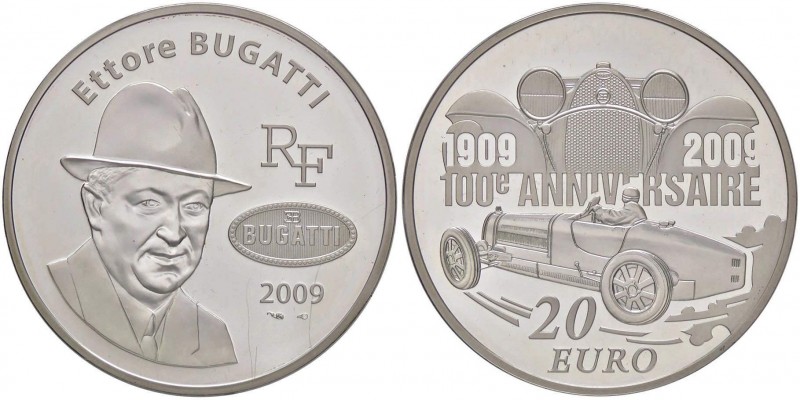 ESTERE - FRANCIA - Quinta Repubblica (1959) - 20 Euro 2009 - Ettore Bugatti AG I...
