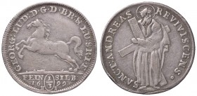 ESTERE - GERMANIA - BRUNSWICK LUNEBURG CALENBERG-HANNOVER - George Ludwig (1698-1727) - 1/3 di tallero 1699 HB Welter 2165 AG

BB
