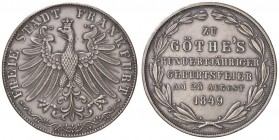 ESTERE - GERMANIA - FRANCOFORTE - Città Libera - 2 Gulden 1849 Kr. 343 AG

SPL