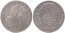 ESTERE - GERMANIA - SASSONIA - Federico Augusto III (1763-1806) - Tallero 1766 EDC Kr. 984 AG

MB-BB