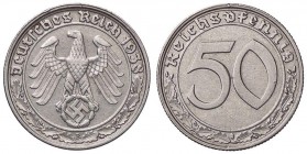 ESTERE - GERMANIA - Terzo Reich (1933-1945) - 50 Pfennig 1938 A Kr. 95 NI

BB-SPL