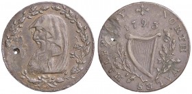 ESTERE - GRAN BRETAGNA - Giorgio III (1760-1820) - Mezzo penny 1793 - Token Kr. 601 CU Foro

Foro

MB