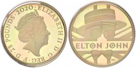 ESTERE - GRAN BRETAGNA - Elisabetta II (1952) - 25 Sterline 2020 - Elton John AU In confezione

In confezione

FS
