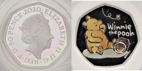 ESTERE - GRAN BRETAGNA - Elisabetta II (1952) - 50 Pence 2020 - Winnie the Pooh AG In confezione

In confezione

FS