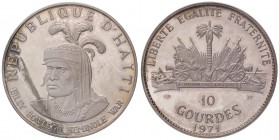 ESTERE - HAITI - Repubblica - 10 Gourdes 1971 - Billy Bowlegs Kr. 83 AG Segni diffusi

Segni diffusi

FS