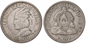ESTERE - HONDURAS - Repubblica - Lempira 1937 Kr. 75 AG

BB/BB+