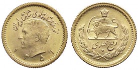 ESTERE - IRAN - Reza Pahlavi (1941-1979) - Quarto di Pahlevi 1351 (1972) Kr. 1160a (AU g. 2,03)

FDC