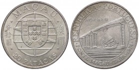 ESTERE - MACAO - 20 Patacas 1974 Kr. 8 R AG 1000 pezzi coniati

1000 pezzi coniati -

SPL-FDC