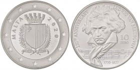 ESTERE - MALTA - Repubblica - 10 Euro 2020 - Beethoven AG In confezione

In confezione

FS