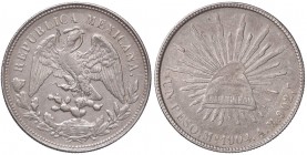 ESTERE - MESSICO - Repubblica (1823) - Peso 1904 Mo AM Kr. 409.2 AG

BB-SPL