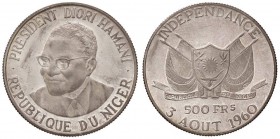 ESTERE - NIGER - Repubblica - 500 Franchi 1960 Kr. 5 AG

FS