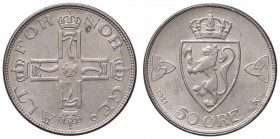 ESTERE - NORVEGIA - Haakon VII (1905-1957) - 50 Ore 1921 Kr. 379 AG

SPL