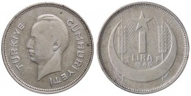 ESTERE - TURCHIA - Repubblica - Lira 1940 Kr. 869 AG

MB-BB