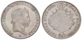 ESTERE - UNGHERIA - Ferdinando I (1835-1848) - 20 Krajczar 1840 Kr. 422 AG Gradevole patina

Gradevole patina

qSPL/SPL+
