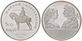 ESTERE - UNGHERIA - Repubblica - 500 Fiorini 1990 Kr. 679 AG

FS