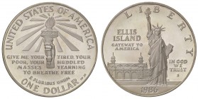ESTERE - U.S.A. - Dollaro 1986 - Ellis Island Kr. 214 AG

FS