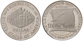 ESTERE - U.S.A. - Dollaro 1987 - Costituzione AG

FS