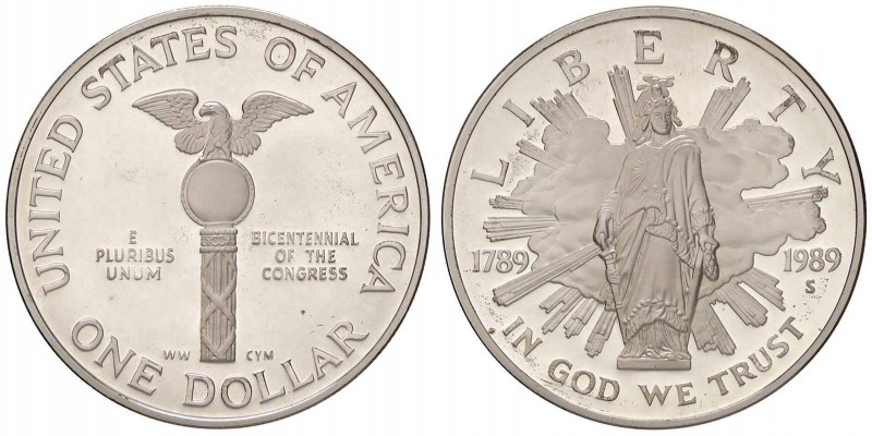ESTERE - U.S.A. - Dollaro 1989 S Kr. 225 AG

FS