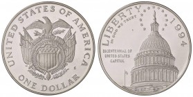 ESTERE - U.S.A. - Dollaro 1994 S - Bicentenario della capitale AG

FS