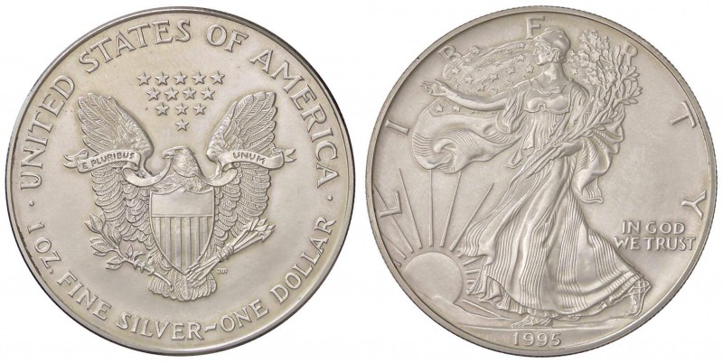 ESTERE - U.S.A. - Dollaro 1995 - American Eagle Kr. 273 AG

FDC