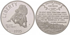 ESTERE - U.S.A. - Dollaro 1995 S - Guerra Civile Kr. 255 AG

FS
