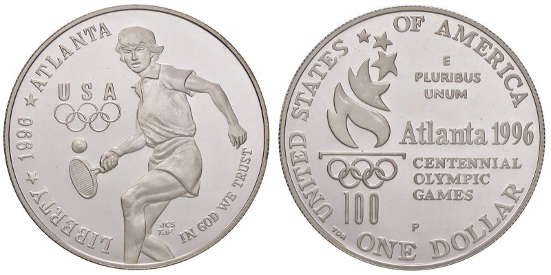 ESTERE - U.S.A. - Dollaro 1996 P - Olimpiadi - Tennis Kr. 269 AG

FS