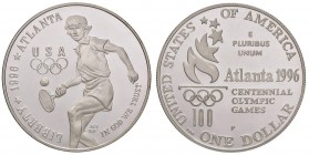 ESTERE - U.S.A. - Dollaro 1996 P - Olimpiadi - Tennis Kr. 269 AG

FS