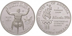 ESTERE - U.S.A. - Dollaro 1996 P - Paraolimpiadi Kr. 268 AG

FS