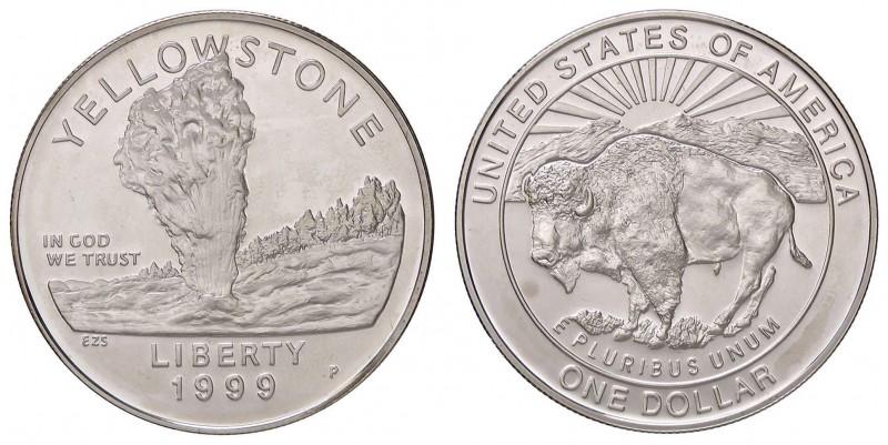 ESTERE - U.S.A. - Dollaro 1999 P - Parco di Yellowstone Kr. 299 AG

FS