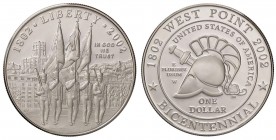 ESTERE - U.S.A. - Dollaro 2002 P - Bicentenario di West Ponit AG

FS