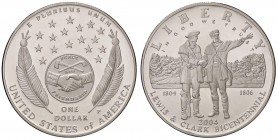 ESTERE - U.S.A. - Dollaro 2004 P - Bicentenario di Lewis e Clark AG

FS