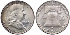 ESTERE - U.S.A. - Mezzo dollaro 1963 D - Franklin Kr. 199 AG

qFDC
