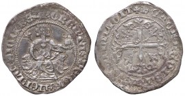 ZECCHE ITALIANE - NAPOLI - Roberto d'Angiò (1309-1343) - Gigliato P.R. 1/2; MIR 28 (AG g. 3,95)

BB