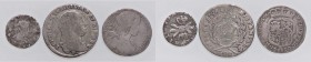 ZECCHE ITALIANE - NAPOLI - Filippo II (1554-1598) - Mezzo carlino AG Assieme a carlino 1690 e 1798 - Lotto di 3 monete

Assieme a carlino 1690 e 179...